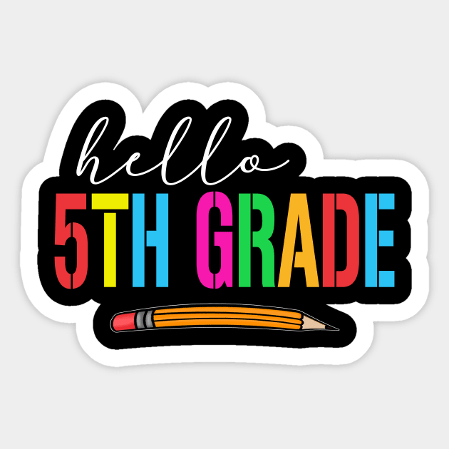 Hello 5th grade Sticker by buuka1991